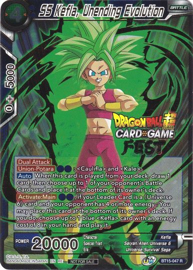 SS Kefla, Unending Evolution (Card Game Fest 2022) (BT15-047) [Tournament Promotion Cards] Online Hot Sale