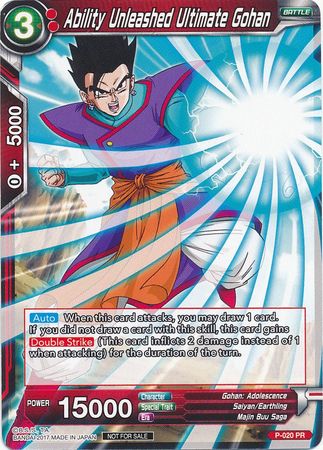 Ability Unleashed Ultimate Gohan (P-020) [Promotion Cards] Online