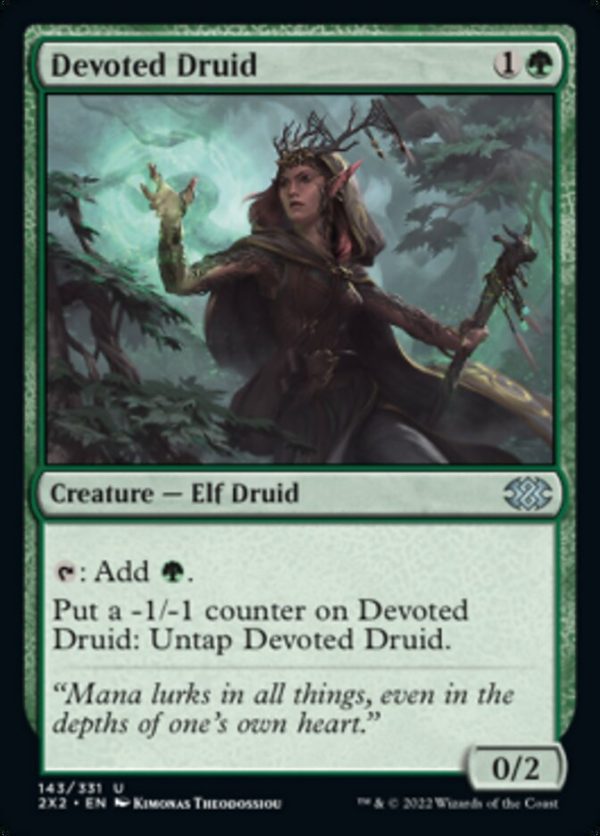 Devoted Druid [Double Masters 2022] For Sale