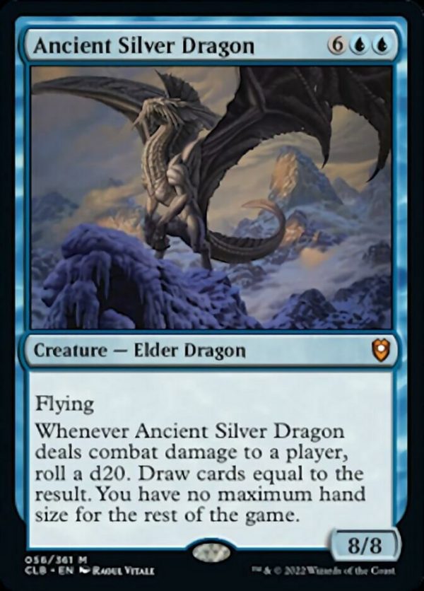 Ancient Silver Dragon [Commander Legends: Battle for Baldur s Gate] For Cheap