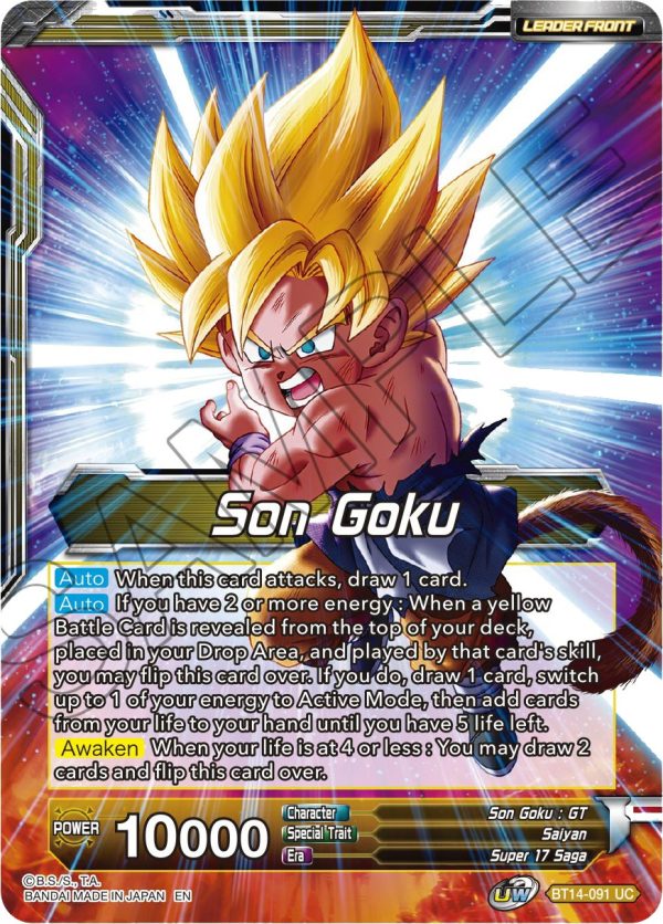 Son Goku    SS4 Son Goku, Returned from Hell (BT14-091) [Cross Spirits Prerelease Promos] Online now