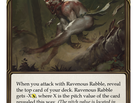 Ravenous Rabble (Yellow) [1HP394] Fashion