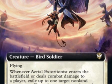 Aerial Extortionist (Extended Art) [Streets of New Capenna Commander] Hot on Sale