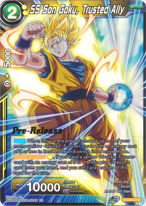 SS Son Goku, Trusted Ally (BT13-095) [Supreme Rivalry Prerelease Promos] Discount