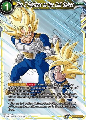 The Z Fighters at the Cell Games (BT17-107) [Ultimate Squad] on Sale