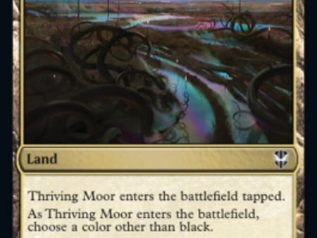 Thriving Moor [Streets of New Capenna Commander] Sale