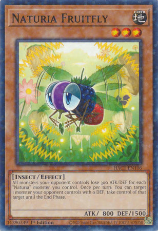 Naturia Fruitfly (Duel Terminal) [HAC1-EN106] Common Supply