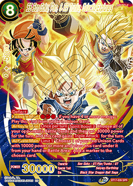 SS Son Goku, Pan, & SS Trunks, Galactic Explorers (SPR) (BT17-009) [Ultimate Squad] on Sale