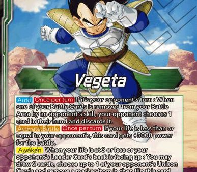 Vegeta    Vegeta, Destined Confrontation (BT15-062) [Saiyan Showdown Prerelease Promos] Hot on Sale