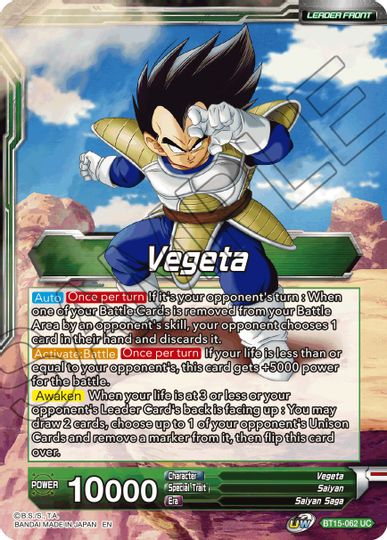 Vegeta    Vegeta, Destined Confrontation (BT15-062) [Saiyan Showdown Prerelease Promos] Hot on Sale