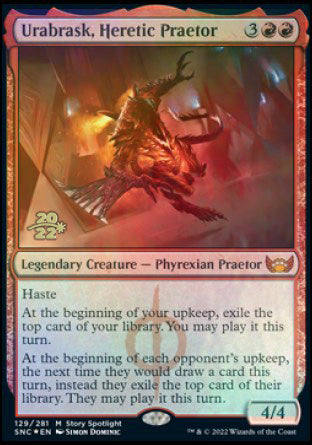 Urabrask, Heretic Praetor [Streets of New Capenna Prerelease Promos] Discount