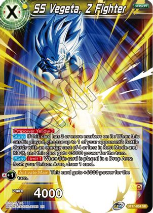 SS Vegeta, Z Fighter (BT17-084) [Ultimate Squad] Hot on Sale