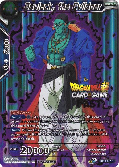 Boujack, the Evildoer (Card Game Fest 2022) (BT13-047) [Tournament Promotion Cards] Fashion