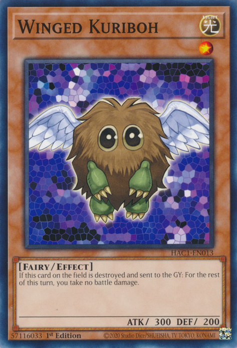 Winged Kuriboh [HAC1-EN013] Common For Cheap