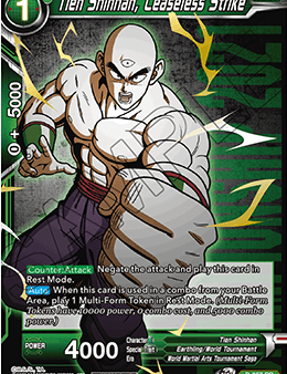 Tien Shinhan, Ceaseless Strike (P-357) [Tournament Promotion Cards] on Sale