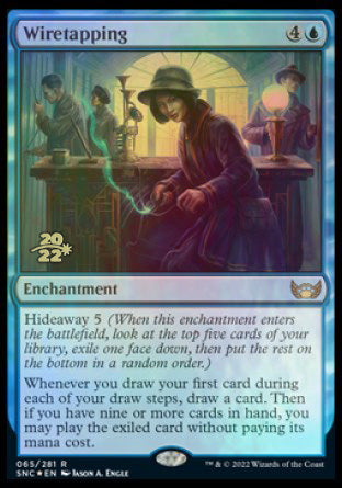 Wiretapping [Streets of New Capenna Prerelease Promos] For Sale