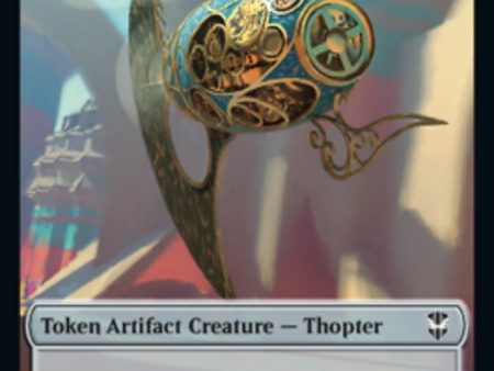 Thopter    Treasure (013) Double-Sided Token [Streets of New Capenna Commander Tokens] Online Hot Sale