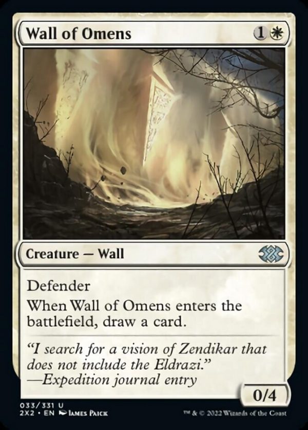 Wall of Omens [Double Masters 2022] For Discount