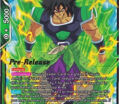 Broly, Berserker of Frieza s Army (BT14-084) [Cross Spirits Prerelease Promos] Discount