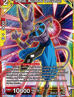 Beerus, Motivated Destruction (BT17-134) [Ultimate Squad] Fashion