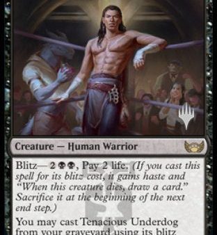 Tenacious Underdog (Promo Pack) [Streets of New Capenna Promos] For Sale