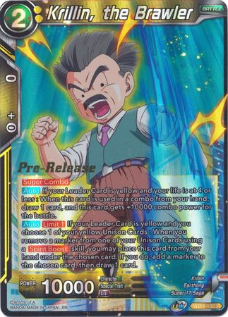 Krillin, the Brawler (BT14-105) [Cross Spirits Prerelease Promos] Online Hot Sale