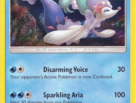 Primarina (41 149) (Water Web Holo) [Sun & Moon: Base Set] Supply