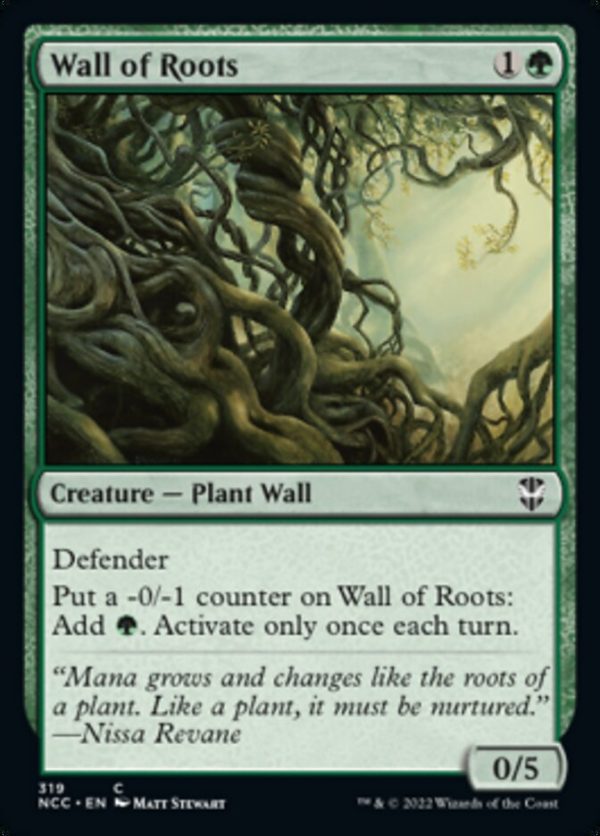 Wall of Roots [Streets of New Capenna Commander] on Sale