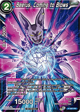 Beerus, Coming to Blows (Unison Warrior Series Boost Tournament Pack Vol. 7) (P-367) [Tournament Promotion Cards] Online